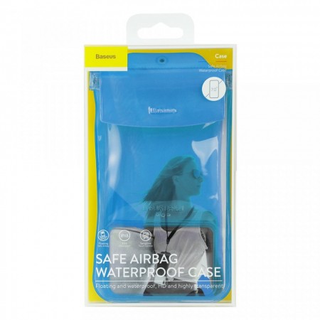 Husa protectoare telefon Baseus Safe Airbag Waterproof , albastra - Img 5