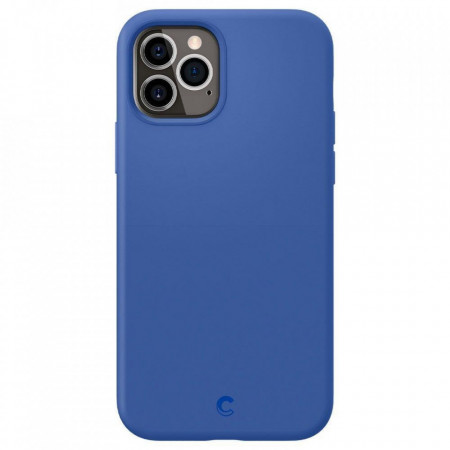 Husa Spigen Cyrill din silicon, pentru iPhone 12 Pro / iPhone 12, albastru - Img 5