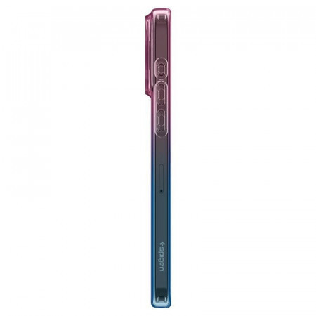 Husa Spigen Liquid Crystal pentru iPhone 15 Pro - roz si albastru - Img 4