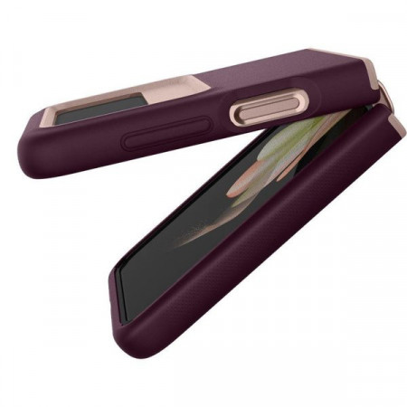 Husa telefon CASEOLOGY NANO POP pentru Samsung GALAXY FLIP 4 BURGUNDY BEAN - Img 5