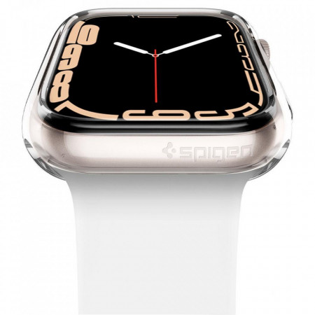 Husa transparenta SPIGEN LIQUID CRYSTAL pentru APPLE WATCH 4 / 5 / 6 / 7 / SE (40 / 41 MM) CRYSTAL CLEAR - Img 2