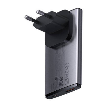 Incarcator de perete Baseus GaN5, 65W, 1xport USB-C, 1XUSB-A - Img 7