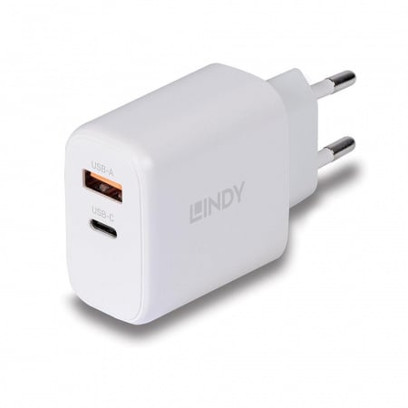 Incarcator Lindy USB Type-A & C 65W