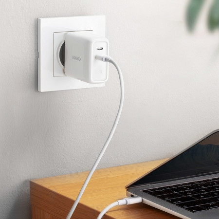 Incarcator priza Ugreen 2x USB Typ C 36 W Quick Charge 4.0 Power Delivery SCP FCP AFC (70264 CD199) - Img 2