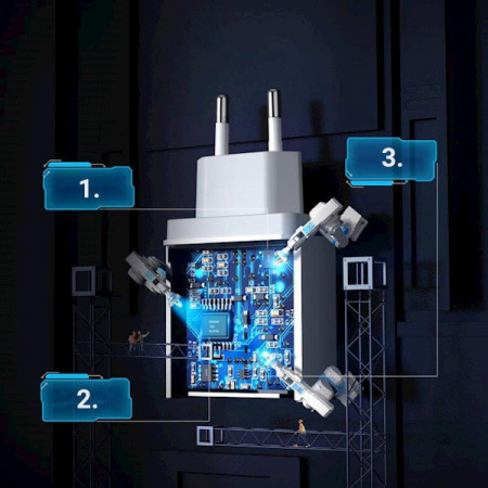 Incarcator priza Ugreen CD122 Quick Charge 3.0 USB white - Img 5