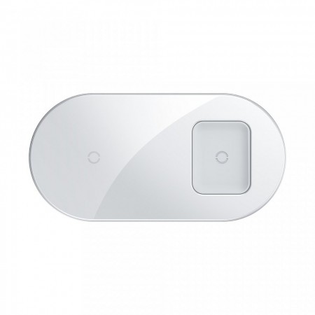 Incarcator wireless pentru smartphone-uri si AirPods , Baseus 18W alb (WXJK-02) - Img 4