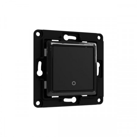 Intrerupator Shelly 1 buton - Negru