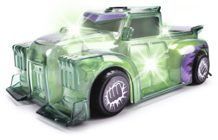 JADA MARVEL MASINUTA LIGHT HERO HULK CU SUNETE SI LUMINI SCARA 1:32 - Img 3