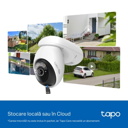 Kit camera de supraveghere Wireles cu panou solar TP-Link Tapo C660 KIT cu Pan/Tilt 360 grade, 8MP, 4K, 3840x2160, Starlight Color Night Vision, Detectie AI, baterie 10000mAh, Two-Way Audio, IP65 - Img 4