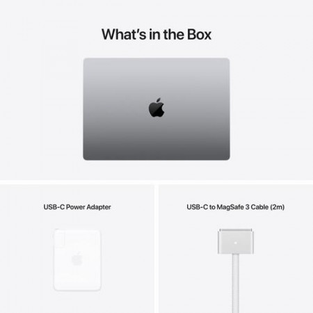 Laptop Apple MacBook Pro 16 (2021) cu procesor Apple M1 Pro, 10 nuclee CPU and 16 nuclee GPU, 16GB, 512GB SSD, Silver, RO Kb - Img 3