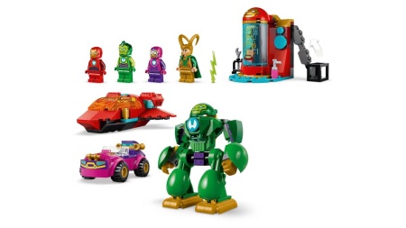 LEGO MARVEL IRON MAN SI PRIETENII SAI UIMITORI LOKI VS ECHIPA LUI IRON MAN 11211 - Img 3