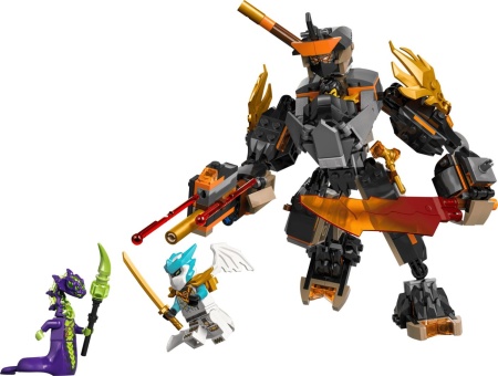LEGO NINJAGO ROBOTUL DE MISIUNE AL LUI COLE SI DRAGONUL ZANE 71854 - Img 3