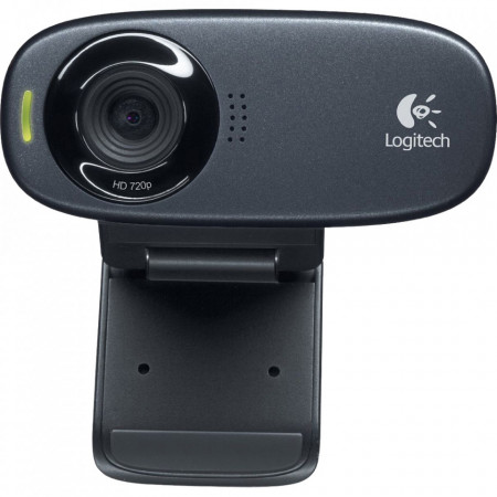 LOGITECH Camera Web C310, Apel Video HD, Tehnologia Right Light, Microfon, Functia Right Sound, Negru