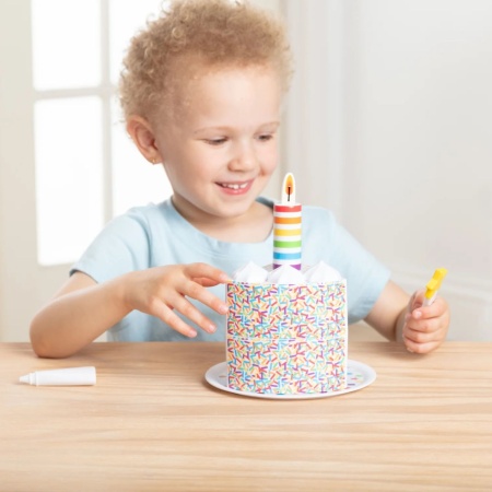 MELISSA AND DOUG SET TORT DE ZI DE NASTERE CU LUMANARI - Img 3
