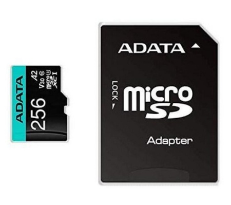 Memory Card microSDXC A-data Premier Pro 256GB, Class 10, UHS-I U3, V30, A2 + Adaptor SD - Img 3