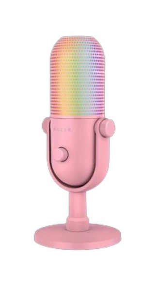 Microfon Razer Seiren V3 Chroma RGB roz - Img 5