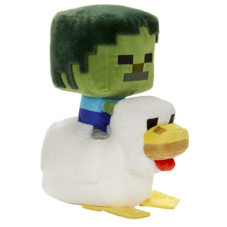 MINECRAFT FIGURINA DE PLUS CHICKEN JOCKEY 20CM - Img 2