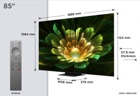 Mini LED TV 4K 85&#039;&#039;(215 cm) TCL 85Q7C - Img 2