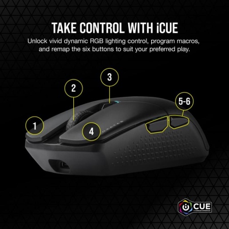 Mouse Gaming Wireless Corsair KATAR ELIT - Img 7
