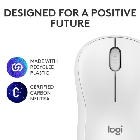 Mouse Logitech MK240 Silent Wireless alb - Img 13