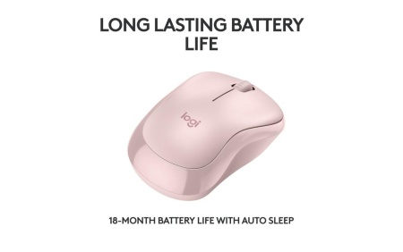 Mouse Logitech MK240 Silent Wireless ros - Img 4
