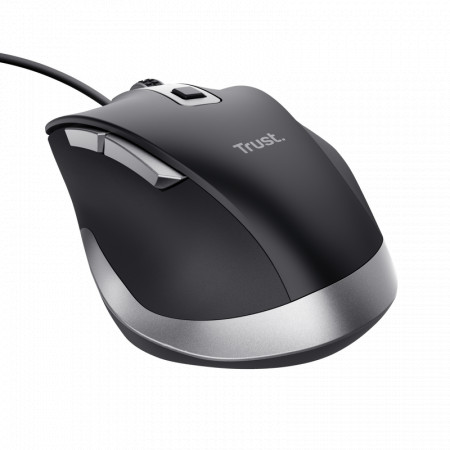 Mouse Trust Fyda cu fir 5000 DPI, negru - Img 3