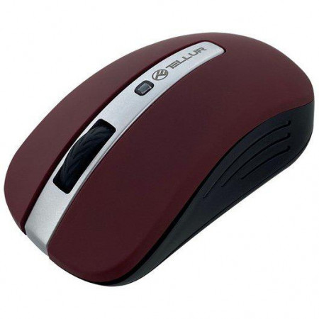 Mouse wireless Tellur Basic, LED, Rosu