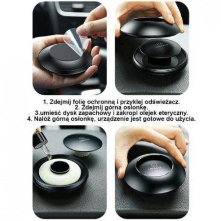 Odorizant auto USAMS ZB180XX01 silver - Img 3