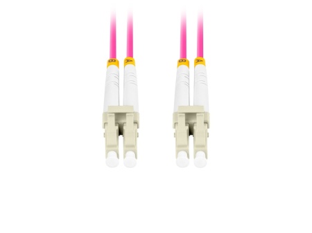 Patch cord fibra 2 m LSZH OM4 50/125 vi "FO-LULU-MD41-0020-VT" - Img 3