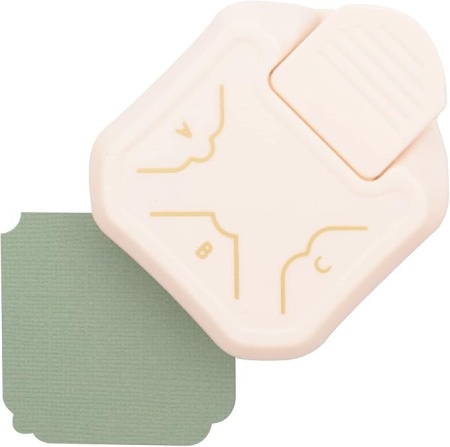 Perforator decorativ 3 in 1 pentru colturi Vaessen Creative 2137-091, pentru scrapbooking, felicitari si proiecte DIY din hartie - Img 7