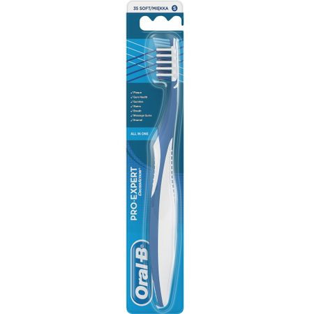 Periuta de dinti Oral-B Expert Complete 7 Soft, Alb/Albastru