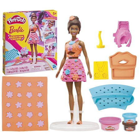 PLAY DOH BARBIE SET CREATII VESTIMENTARE ZI DE PLAJA COCHETA - Img 2