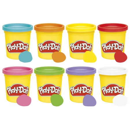 PLAY DOH SET 8 CUTII DE PLASTELINA CURCUBEU - Img 2