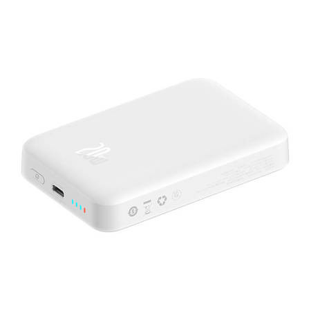 Powerbank Baseus Magnetic Mini 10000mAh 20W (alb) - Img 8