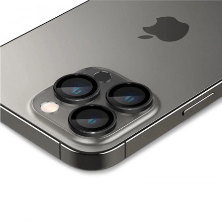 Protector pentru camera Spigen Glas.tR EZ Fit Optik pentru iPhone 14 Pro / Pro Max / 15 Pro / Pro Max - Negru 2 buc. - Img 3