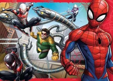 PUZZLE MARVEL SPIDER MAN 4X100 - Img 3