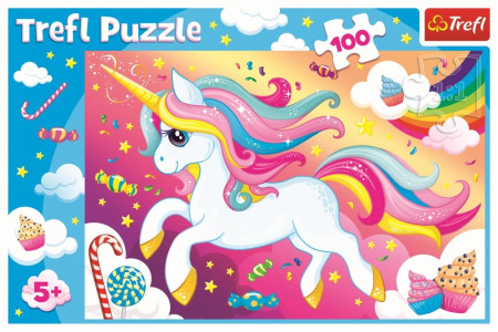 PUZZLE TREFL 100 FRUMOSUL UNICORN - Img 3
