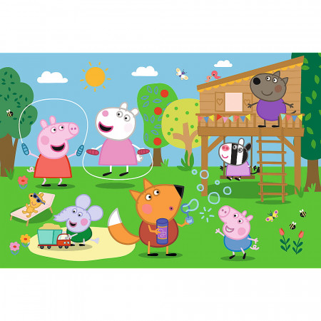 PUZZLE TREFL 24 MAXI PEPPA PIG DISTRACTIA DIN IARBA - Img 2