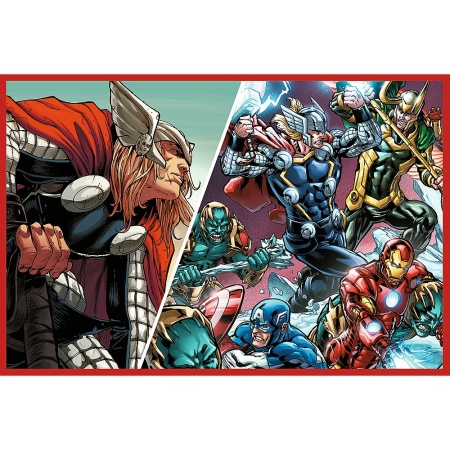PUZZLE TREFL 2X200 MARVEL AVENGERS APARATORII LUMII - Img 2