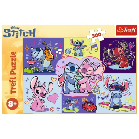 PUZZLE TREFL 300 DISNEY STITCH CUSATURA RASUCITA - Img 3