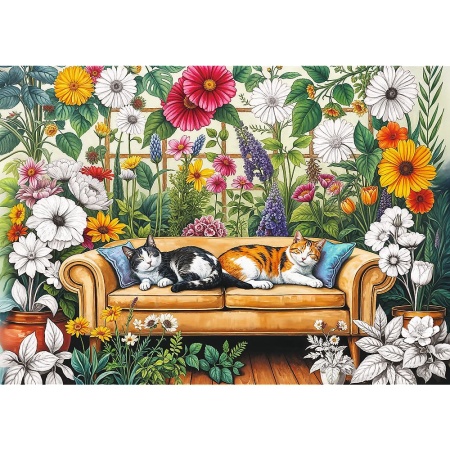 PUZZLE TREFL 500 CREATIVE ORANGERIA PSICII - Img 2