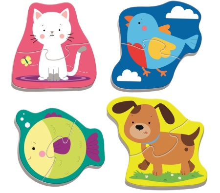 PUZZLE TREFL BABY CLASIC ANIMALE 8 PIESE - Img 2