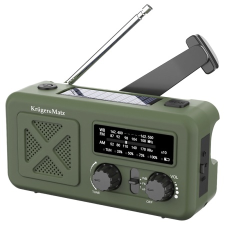 RADIO MULTIFUNCTIONAL SOLAR 2000MAH KRUGER&amp;MA - Img 5