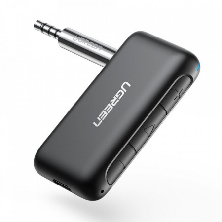 Receptor audio Ugreen mini jack AUX pentru masina, negru (70303) - Img 2