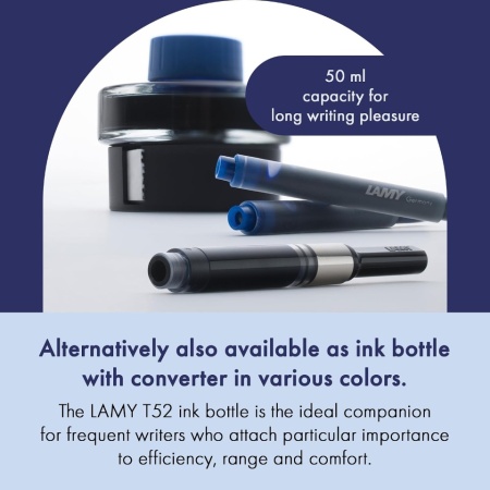 Rezerve de Cerneală Lamy T10 Albastru (Pachet cu 5 Cartușe), Compatibile cu Stilourile Lamy - Img 2