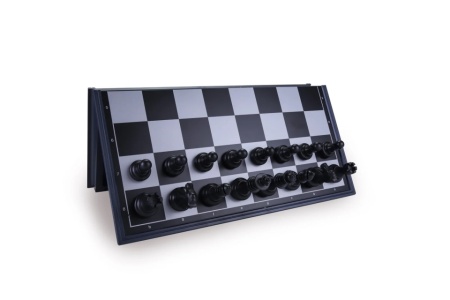 Șah magnetic Typec pliabil cu piese albe și negre - Img 5
