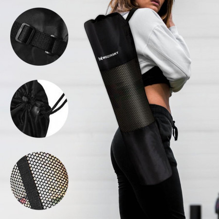 Saltea fitness antiderapanta 181 cm x 63 cm x 1 cm negru (WNSP-black) - Img 2