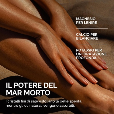 Scrub de Corp Exfoliant cu Sare de la Marea Moartă PraNaturals Mango și Kiwi 500 g, 100% Organic, Infuzat cu Uleiuri Naturale de Migdale Dulci și Grâu, Vegan, pentru Piele Catifelată și Revitalizată - Img 5