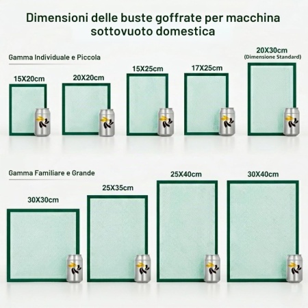 Set 100 Pungi Vidare Alimente BOLSEMACK, Texturate / Gofrate, Dimensiune 15 x 40 cm, Calitate Alimentară BPA Free, Compatibile cu Toate Aparatele de Vidat cu Aspirație Externă - Img 3