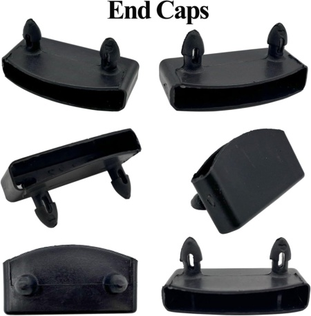 Set 20 Capace Plastice pentru Lamele Somieră Typec Home, 54x9 mm, Negru, Suporturi de Fixare pentru Șipci de Pat - Img 7